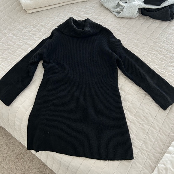 Abercrombie turtleneck sweater mini dress L - Picture 1 of 3